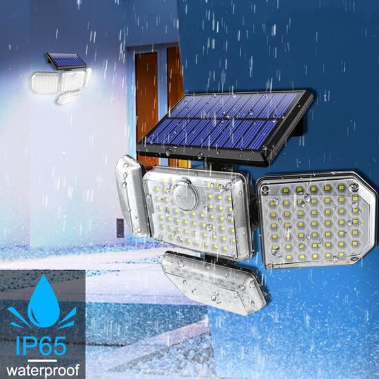 Spilgts LED prožektors ar saules paneli 181G